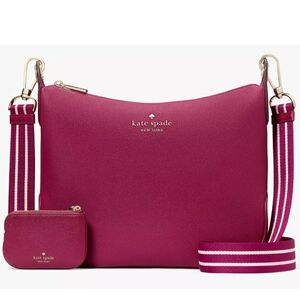 Kate Spade Pink Crossbody Bag with Gold Hardware